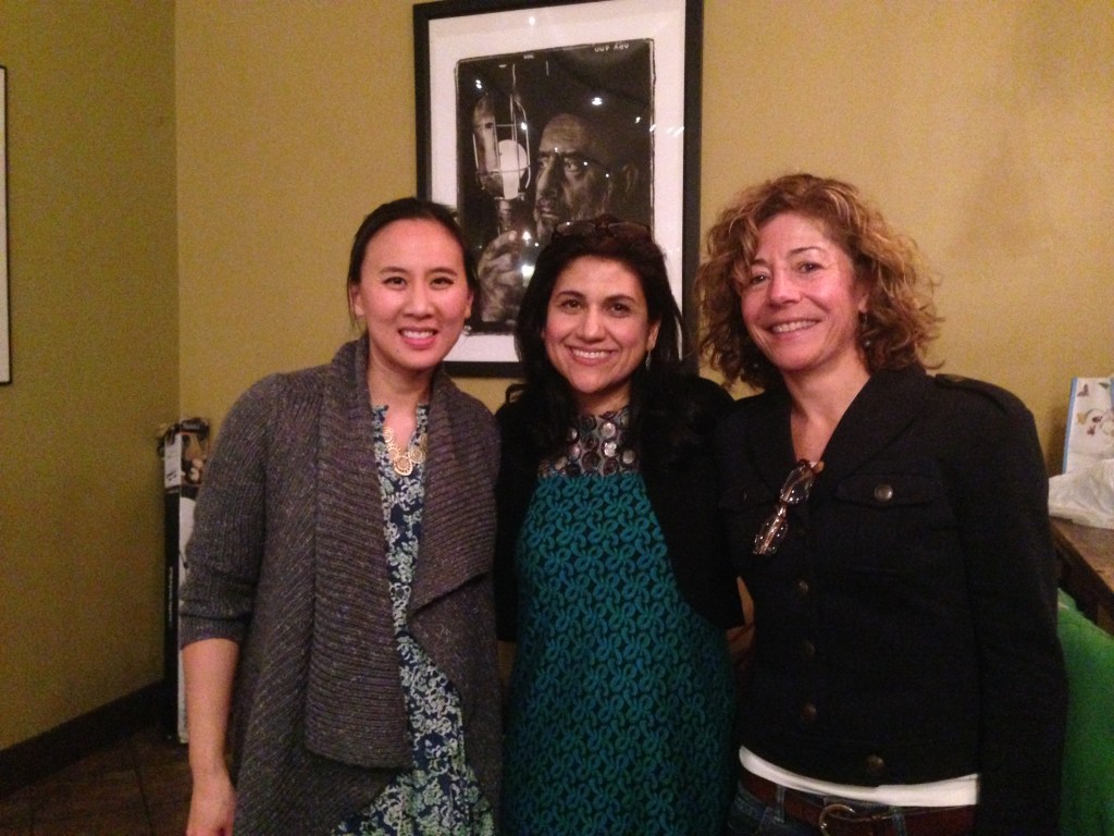 Celeste Ng, Marjan Kamali and Henriette Lazaridis